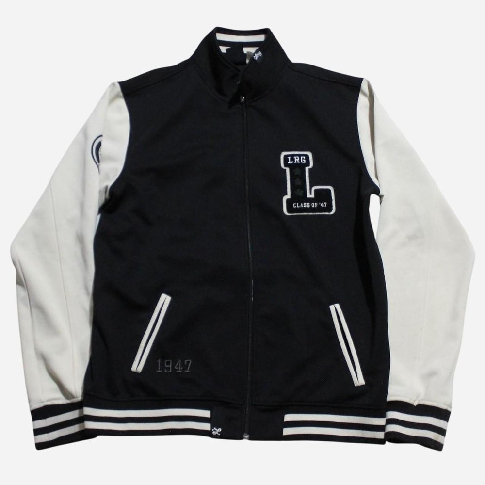 Mens Y2K Style Skater Streetwear Sportswear Archive LRG Varsity Jacket